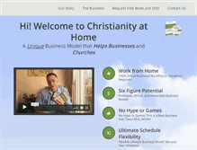 Tablet Screenshot of christianityathome.com